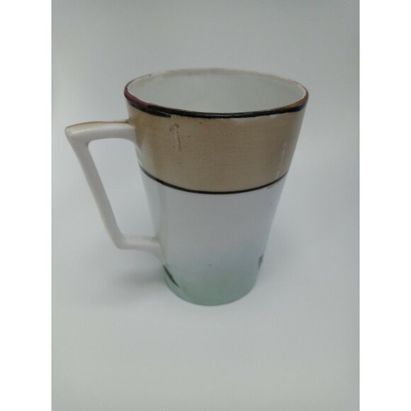 Nippon Hand Painted Floral Mug Daffodil Design Porcelain Collectible Drinkware - Picture 4 of 10